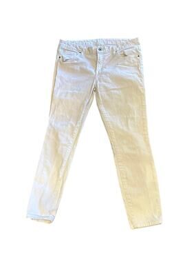 Guess Jeans White Cotton Spandex in a Womens 31 x 28 Skinny Jeans
